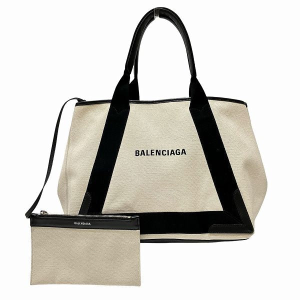 Balenciaga Navy Cabas M Tote Bag 581292