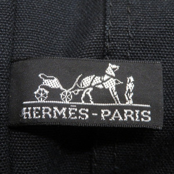 Hermes Canvas Fourre Tout Bas MM Shoulder Bag