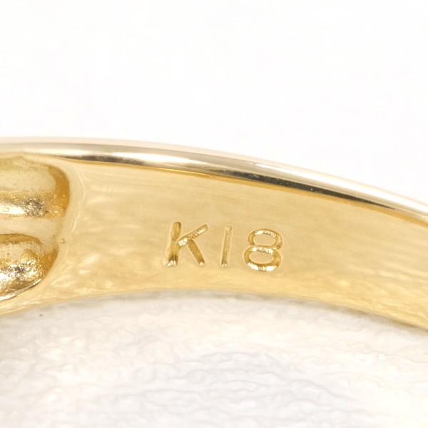 K18 Yellow Gold Diamond Ring 12.5 in Excellent Condition