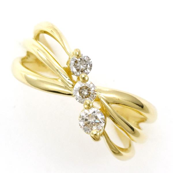 K18 Yellow Gold Diamond Ring 13