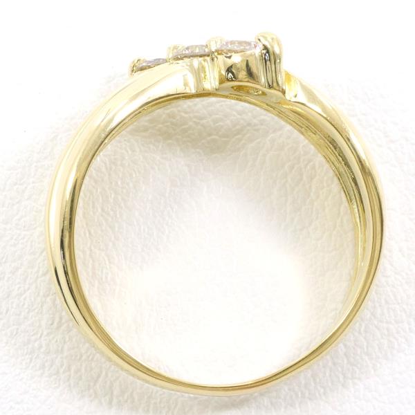 K18 Yellow Gold Diamond Ring 13