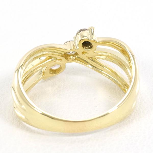 K18 Yellow Gold Diamond Ring 13