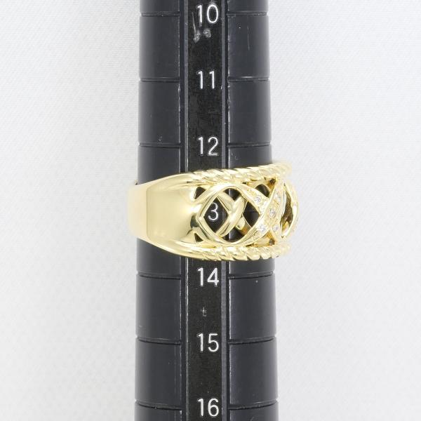 K18 Yellow Gold Diamond Ring 13