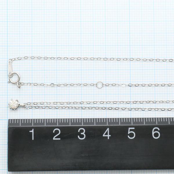 K18 White Gold Diamond Necklace 0.18ct in Excellent Condition