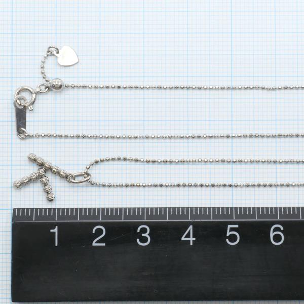 K18 White Gold Necklace 2.7g 45cm in Pristine Condition