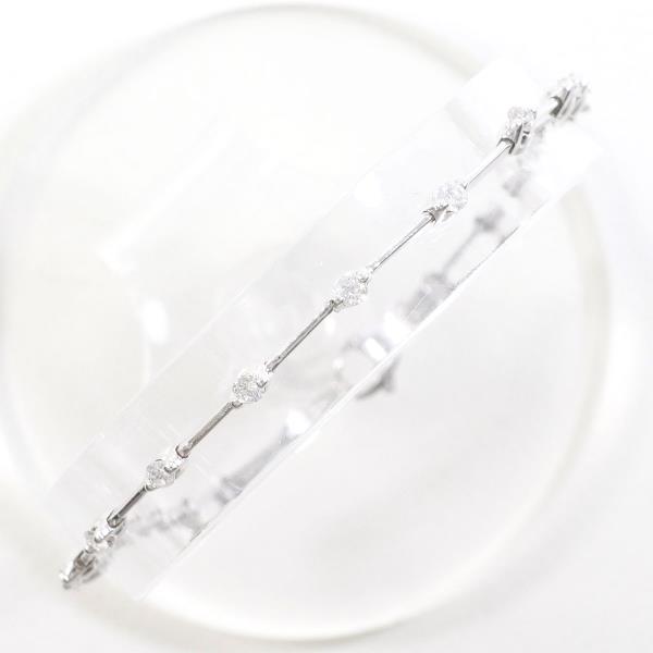 18K White Gold Diamond Bracelet