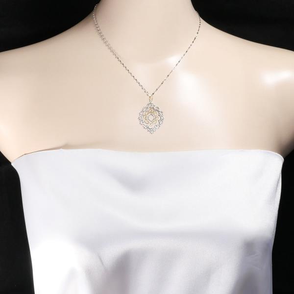 K18 Yellow White Gold Necklace