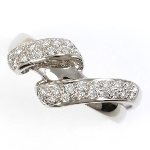 K18 White Gold Diamond Ring 19