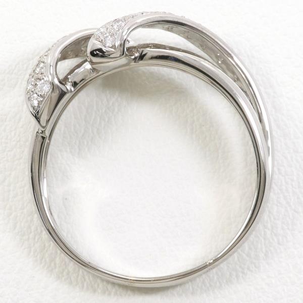 K18 White Gold Diamond Ring 19