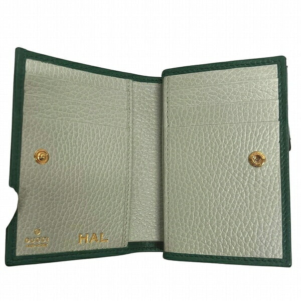 Gucci GG Marmont Green Bifold Wallet 772738