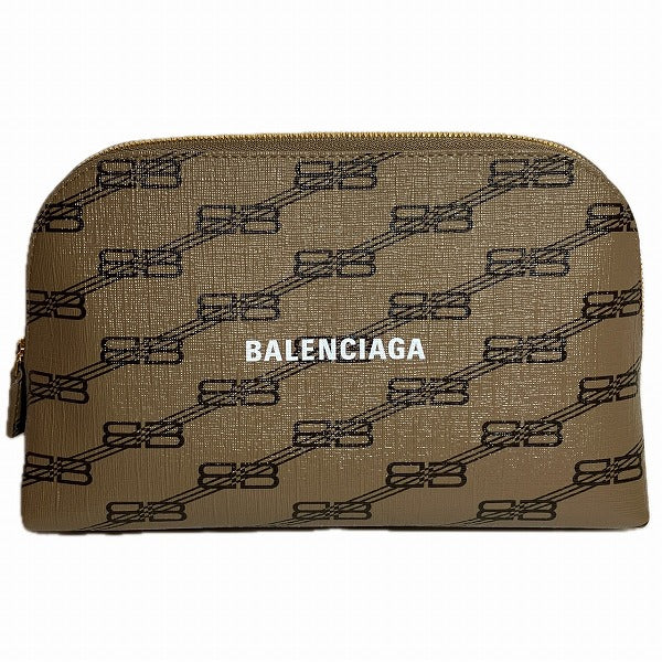 Balenciaga BB Monogram Cosmetic Pouch Handbag