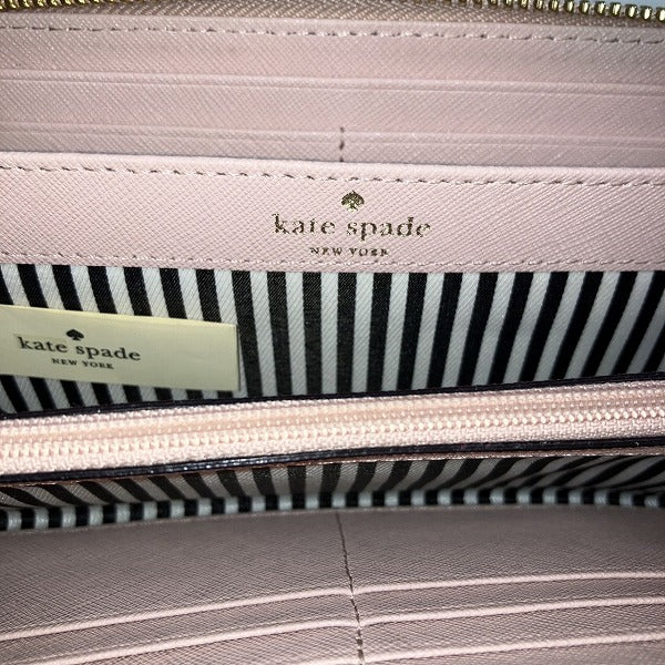 Kate Spade Pink Leather Long Wallet