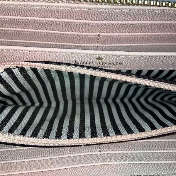 Kate Spade Pink Leather Long Wallet