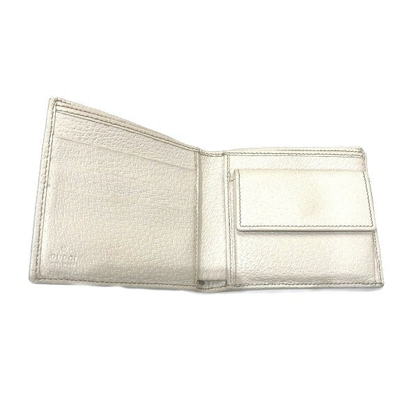 Gucci Canvas Leather Bifold Wallet 04862