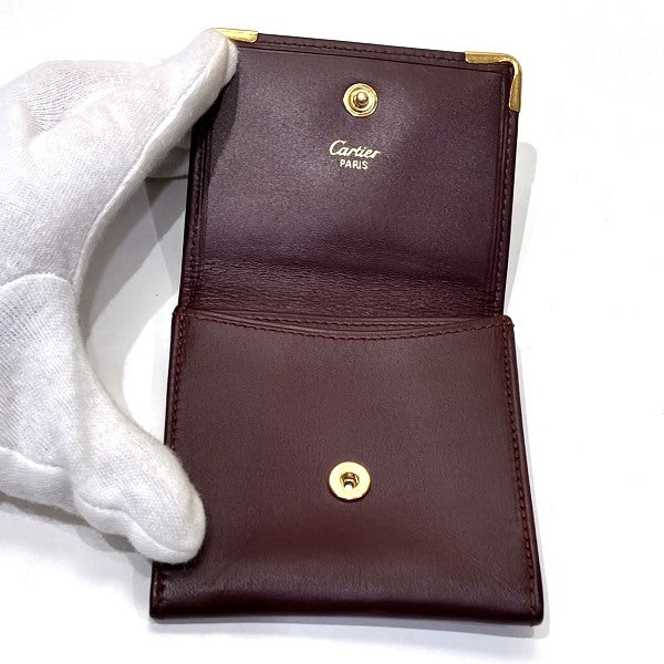 Cartier Must Line Bordeaux Coin Case