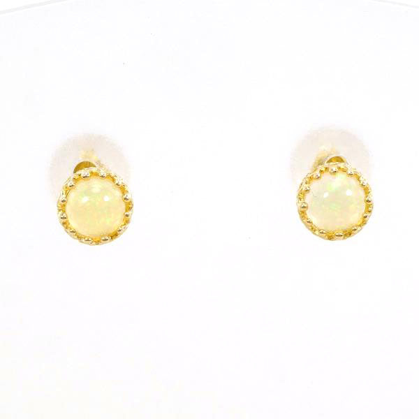 K18 Yellow Gold Opal Earrings in Excellent Condition