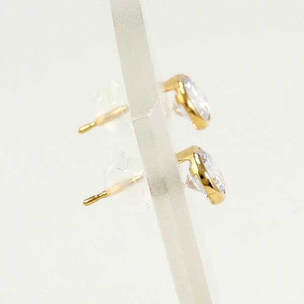 K18 Yellow Gold Zirconia Earrings