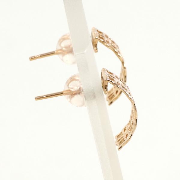 K18 Pink Gold Earrings in Excellent Condition