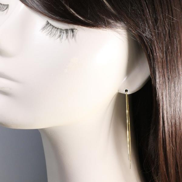 K18 Yellow Gold Earrings in Pristine Condition