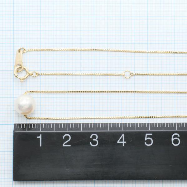 K18 Yellow Gold Pearl Necklace in Pristine Condition