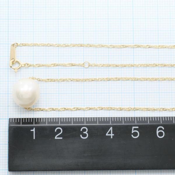 K18 Yellow Gold Pearl Necklace in Pristine Condition