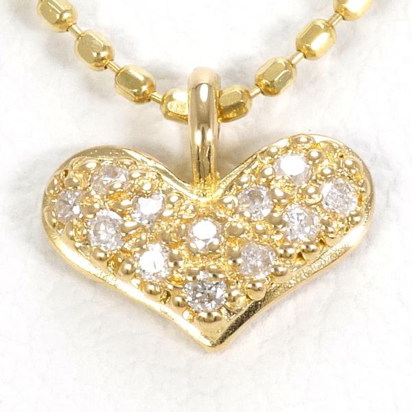 K18 Yellow Gold Diamond Necklace in Pristine Condition