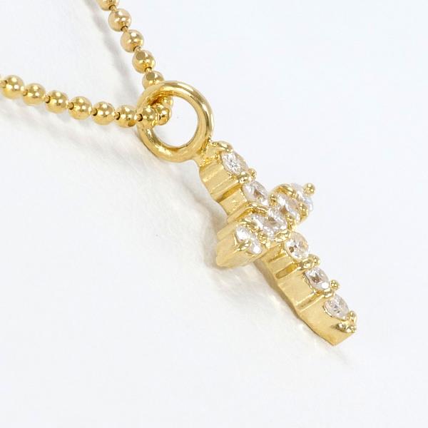 K18 Yellow Gold Diamond Necklace in Pristine Condition