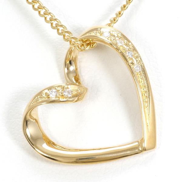 K18 Yellow Gold Diamond Necklace in Pristine Condition