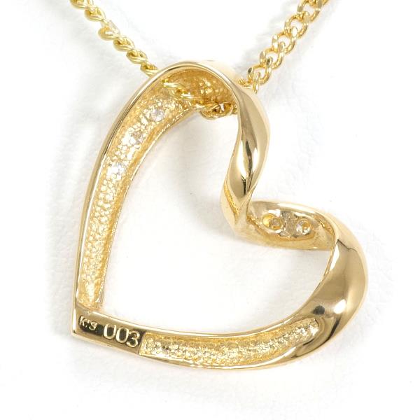 K18 Yellow Gold Diamond Necklace in Pristine Condition