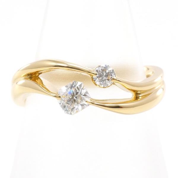 K18 Yellow Gold Diamond Ring