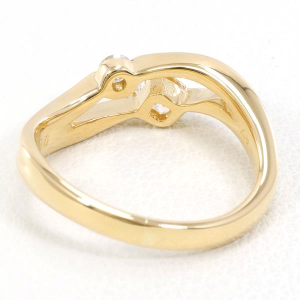 K18 Yellow Gold Diamond Ring