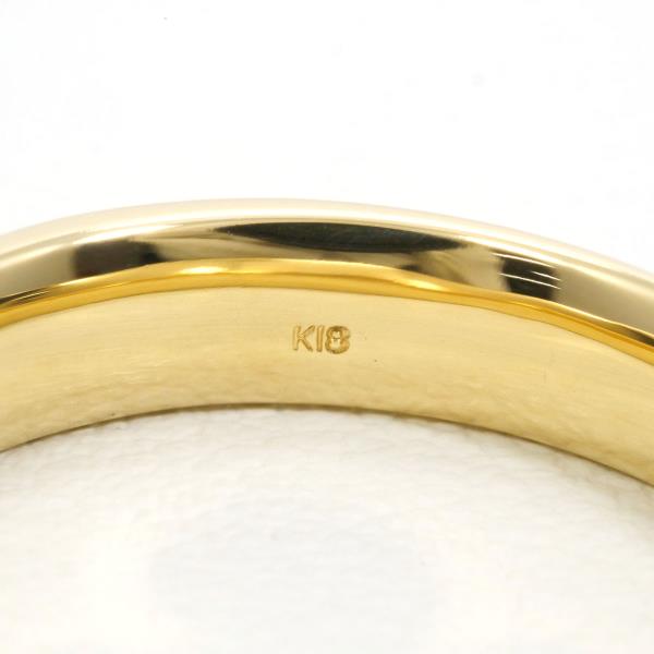 K18 Yellow Gold Diamond Ring 13 in Pristine Condition