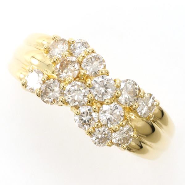 K18 Yellow Gold Diamond Ring 16