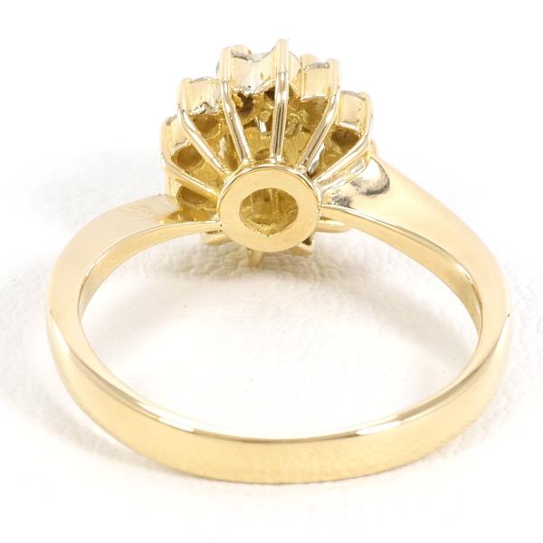 K18 Yellow Gold Diamond Ring 8.5