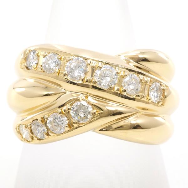 K18 Yellow Gold Diamond Ring 17