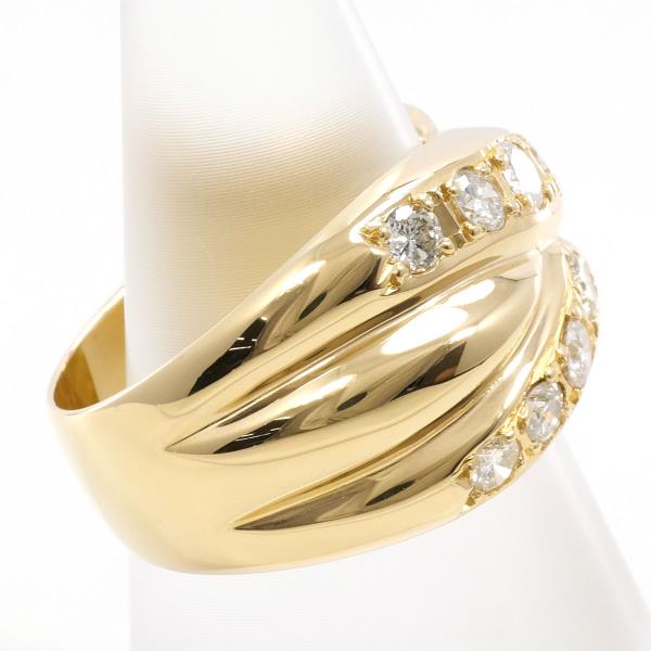 K18 Yellow Gold Diamond Ring 17