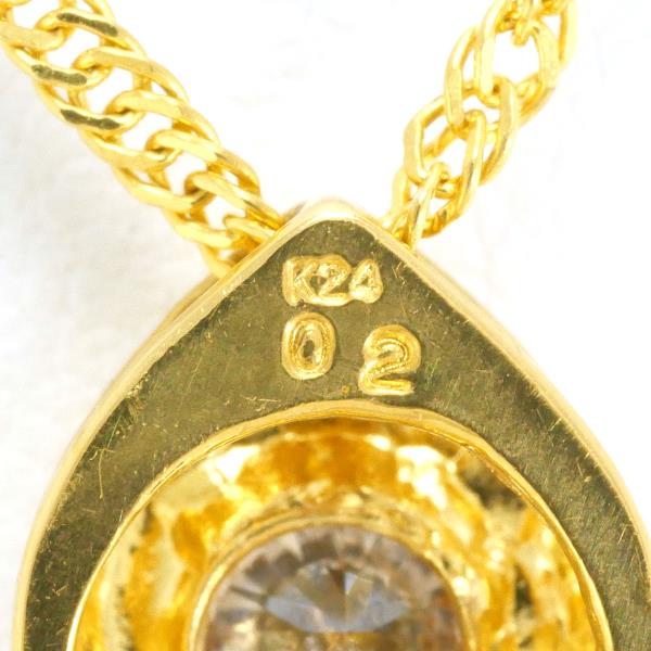 K24 Yellow Gold Diamond Necklace