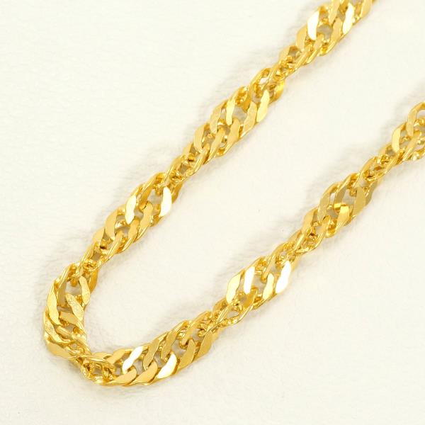 K24 Yellow Gold Necklace 43cm 11.1g in Pristine Condition