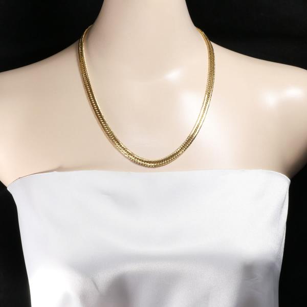 K18 Yellow Gold Necklace 50cm 49.3g in Excellent Condition