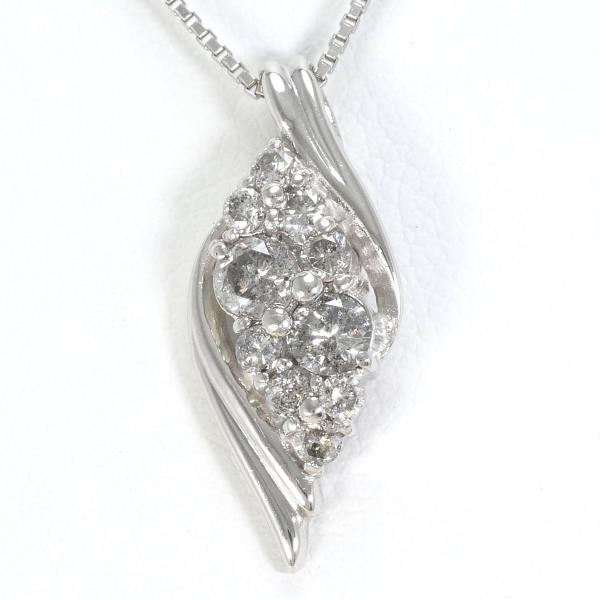 Platinum PT900 PT850 Diamond Necklace