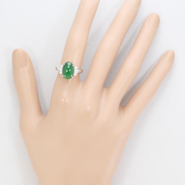 PT900 Platinum Jade Ring 10