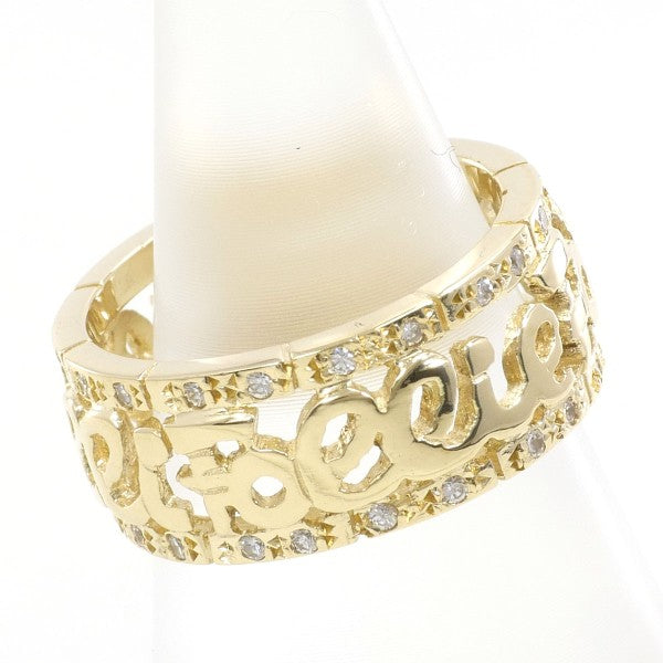 K18 Yellow Gold Zircon Ring