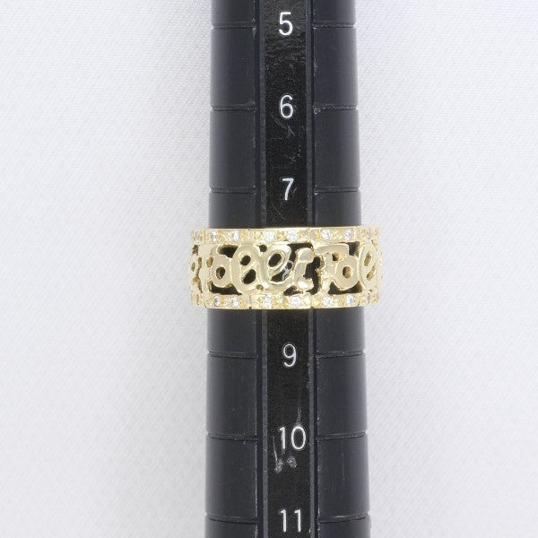 K18 Yellow Gold Zircon Ring