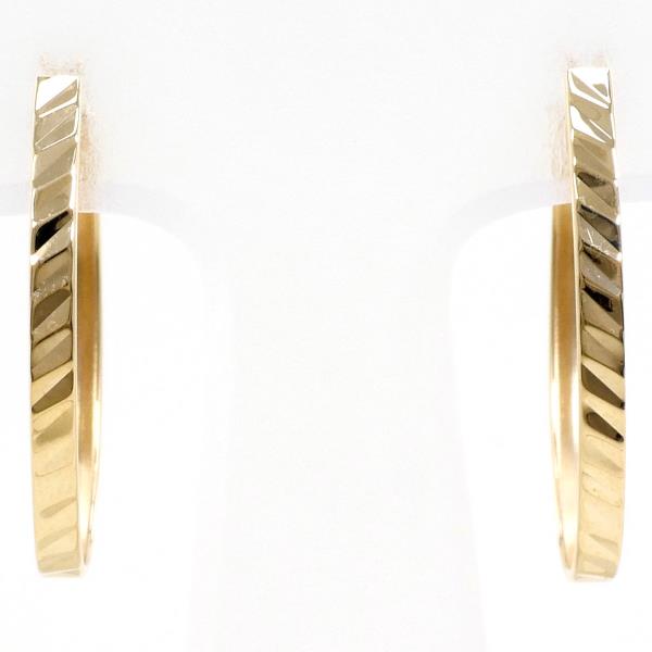 K10 Yellow Gold Earrings in Pristine Condition