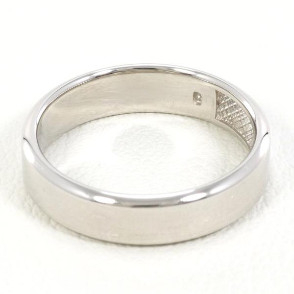 Burberry PT1000 Platinum Ring Size 6 in Excellent Condition