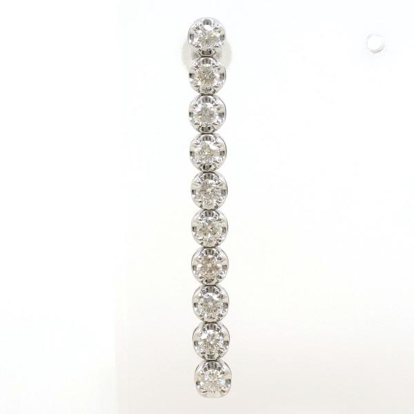 K18 White Gold Diamond Earring 0.60ct