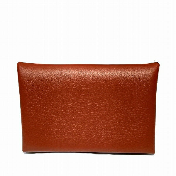 Hermes Calvi Leather Card Holder