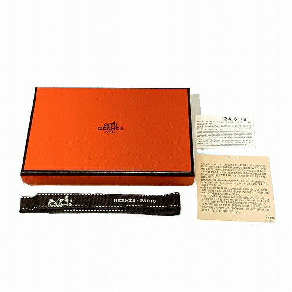 Hermes Calvi Leather Card Holder