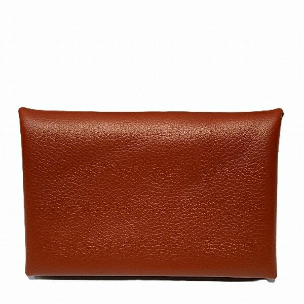 Hermes Calvi Leather Card Holder