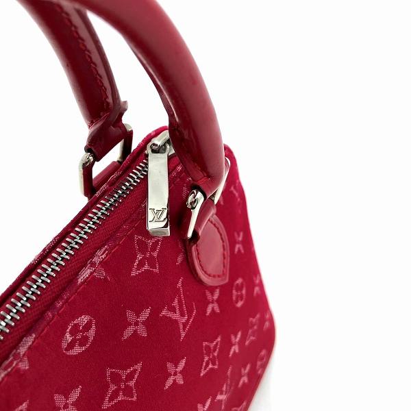 Louis Vuitton Satin Leather Little Alma Handbag M92350